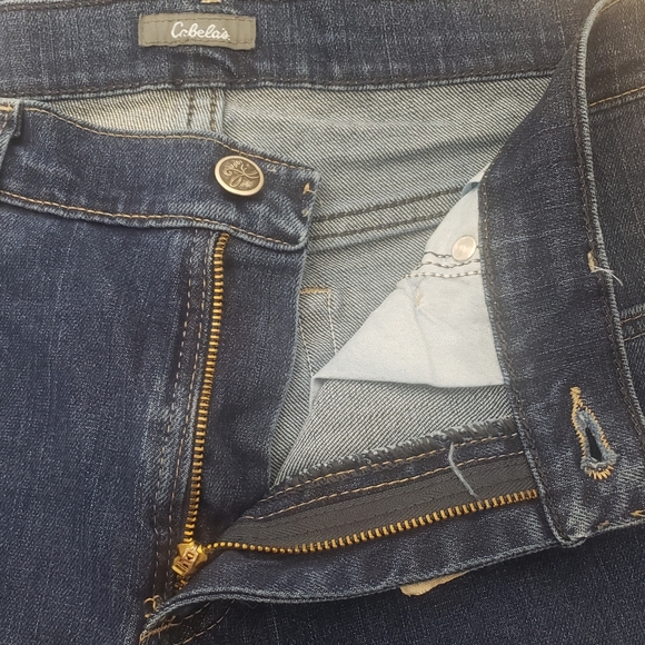 NWT Cabela's Sz 6L Classic Jeans Dark Stone - Picture 6 of 14